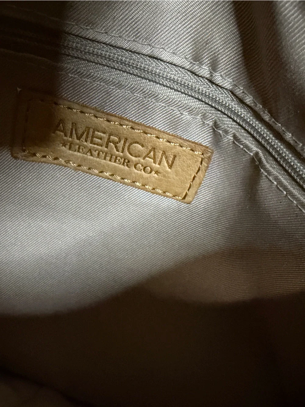 American Leather Co Tan Leather Backpack